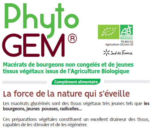Présentation des phyto'gem phyto-france